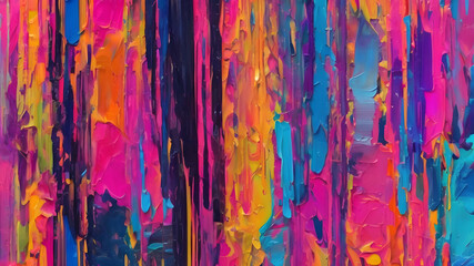 Colourful splash artistic oil painting for background and wallpaper
