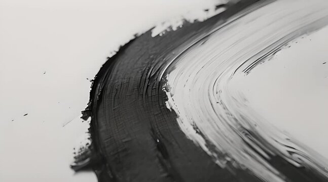 a black and white photo of a black and white painting