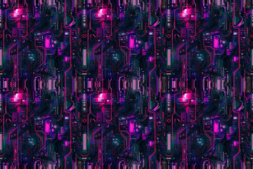 Abstract futuristic circuit board, high-tech computer digital technology background