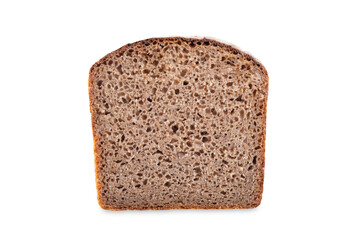 Rye bread on a white isolated background