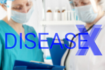 Disease X. Concept of health care, clinical diagnostics, laboratory tests, analysis