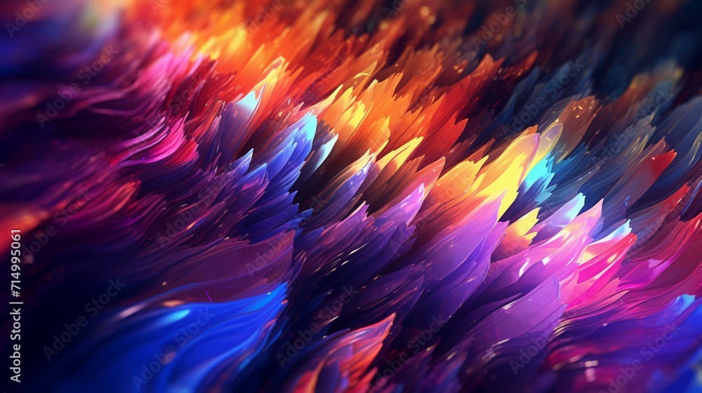 Poster digital abstract background technology used ai generative