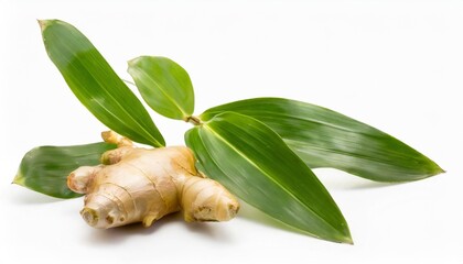 leaves of ginger isolated