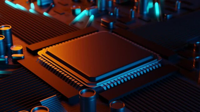 close-up of processor connection