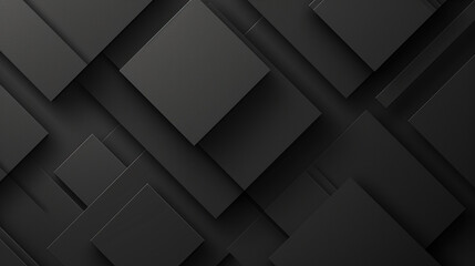 Black and Gray abstract background vector presentation design. PowerPoint and Business background. - obrazy, fototapety, plakaty