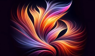 Obraz premium abstract fractal background