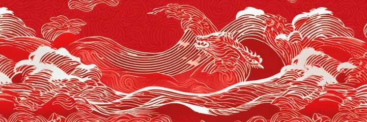 Fototapeta na wymiar abstrack chinese red background