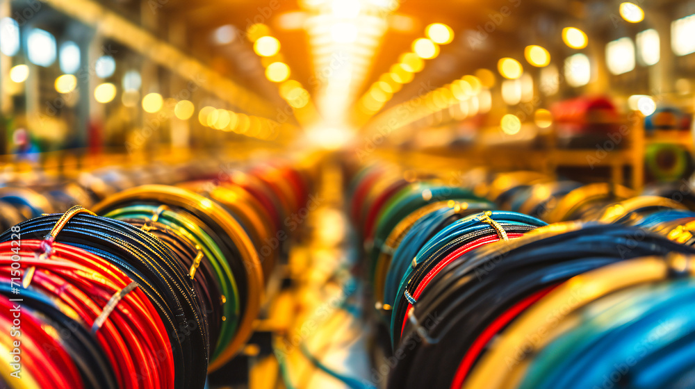 Aufkleber networking cable connection: close-up of networking cables and connectors, symbolizing data connecti