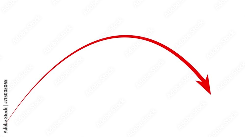 Poster animated linear symbol of arrow is drawn. hand drawn black arrow points to the right. vector illustr