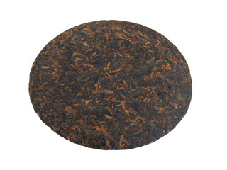 Pu-erh tea cake isolated on transparent background png