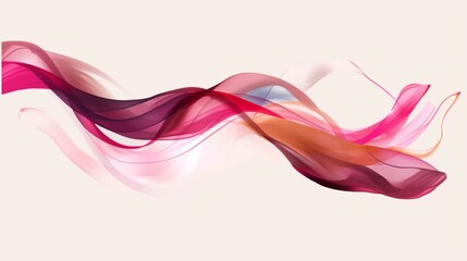 hand sketched vector ribbon banner minimalist style Ai Generative