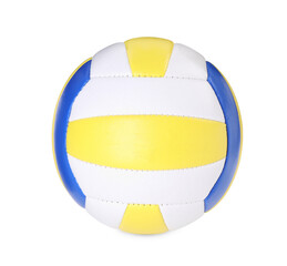 One volleyball ball isolated on white. Sport equipment