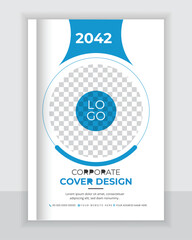 Corporate Business Book Cover Design Template  Annual Report|modern layout with color variations Brochure cover