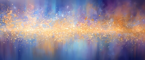 Subtle waves of sparkling luminosity weaving through an enchanting canvas of abstract glitter lights