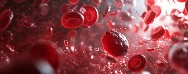 Blood Cells in Motion Generative AI