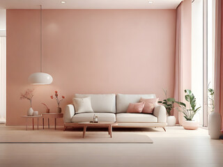 Minimalist home interior background