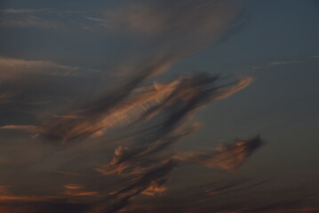 Jura, nuages, coucher de soleil, lune, clouds, sunset, moon, Genève, Geneva, Suisse, Switzerland