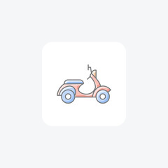 Shopping awesome lineal color icon , vector, pixel perfect, illustrator file