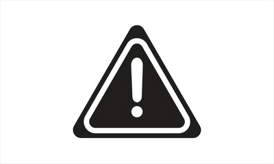 black danger sign in the art board