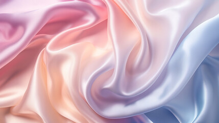 Obraz premium Trendy pastel shades silk background