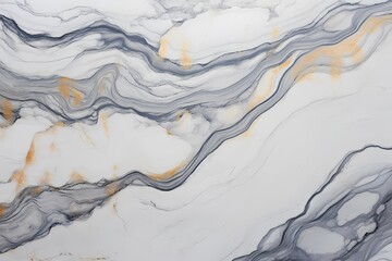 The lens explores the fine lines and textures of marble, resulting in a high-definition abstract background.