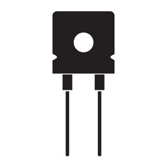 Electric diode icon vector illustration design