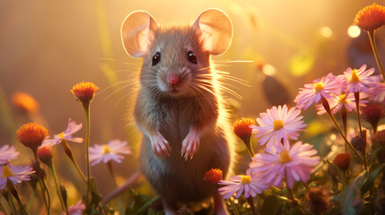 A cute little mouse