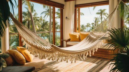 hammock on the beach