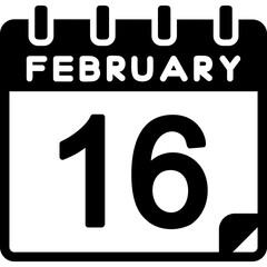 16 February Icon
