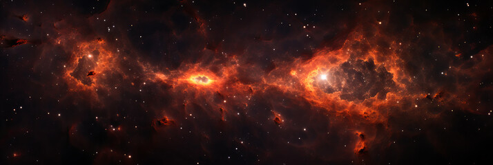 Fototapeta na wymiar Cosmic Cascade. Nebulaic Beauty.Cosmic Kaleidoscope