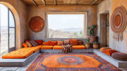 Vibrant Decor in a Bohemian Haven. Charm of the Orient