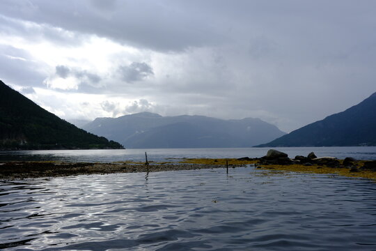 Eidfjord with charged skies