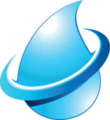 Wasser, Wassertropfen, Trinken - Grafik, Illustration, Vektor Design