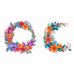 Flower pink rose, green leaves. Wedding concept with flowers