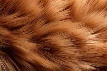 Brown and beige dog fur texture - obrazy, fototapety, plakaty