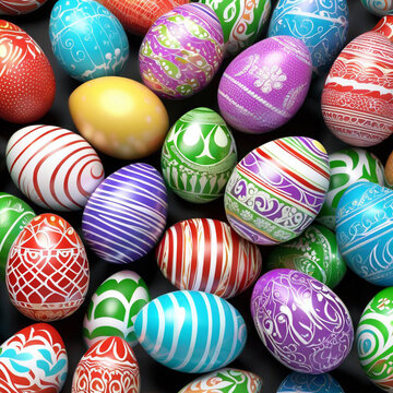 colorful easter egg holidy eggs