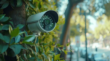 High-quality footage from a 4K security camera capturing fine details for identification purposes. [4K security camera capturing fine details
