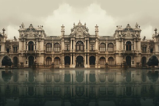 
Classic palace .Hand edited