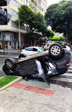 recklessness in traffic culminating in a collision with a car overturning