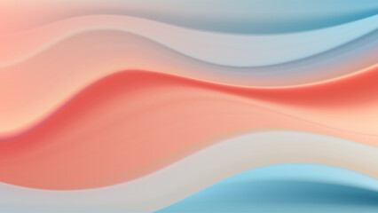 Abstract 3D background with waves. Colorful flow poster. Vector illustration