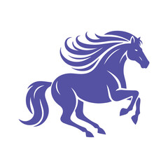 Horse shape illustration art icon background removed