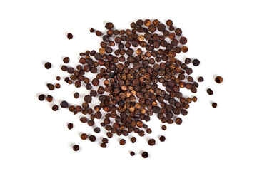 Ground black pepper. isolated on a white background.