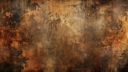 Rusty Grunge Brown and Black Background Texture for Creative Projects