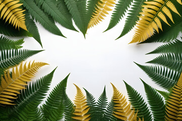 fern leaf background.