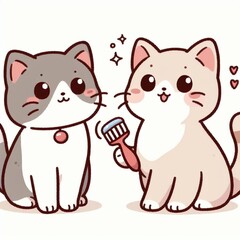 Fototapeta premium ネコちゃん達