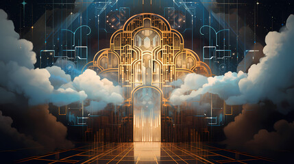 Geometric Cloud Matrix: A Blueprint of Digital Harmony