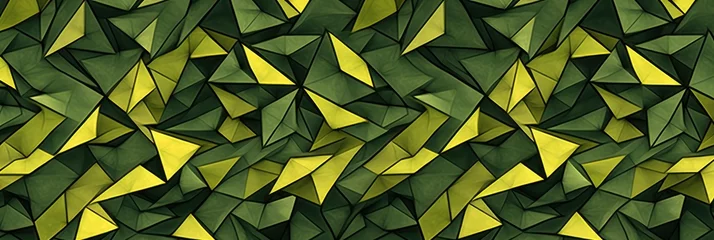 Foto op Canvas A colorful tessellation pattern with geometric shapes © Michael