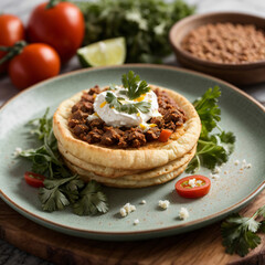 Sopes with Refried Beans and Chorizo - Hearty Mexican Delight