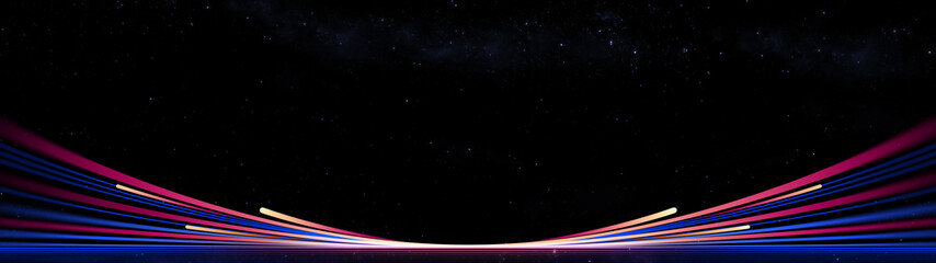 Fototapeta premium A Mesmerizing 3D Abstract Multicolor Visualization