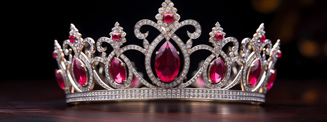 Regal Radiance: The Diamond's Crowned Splendor